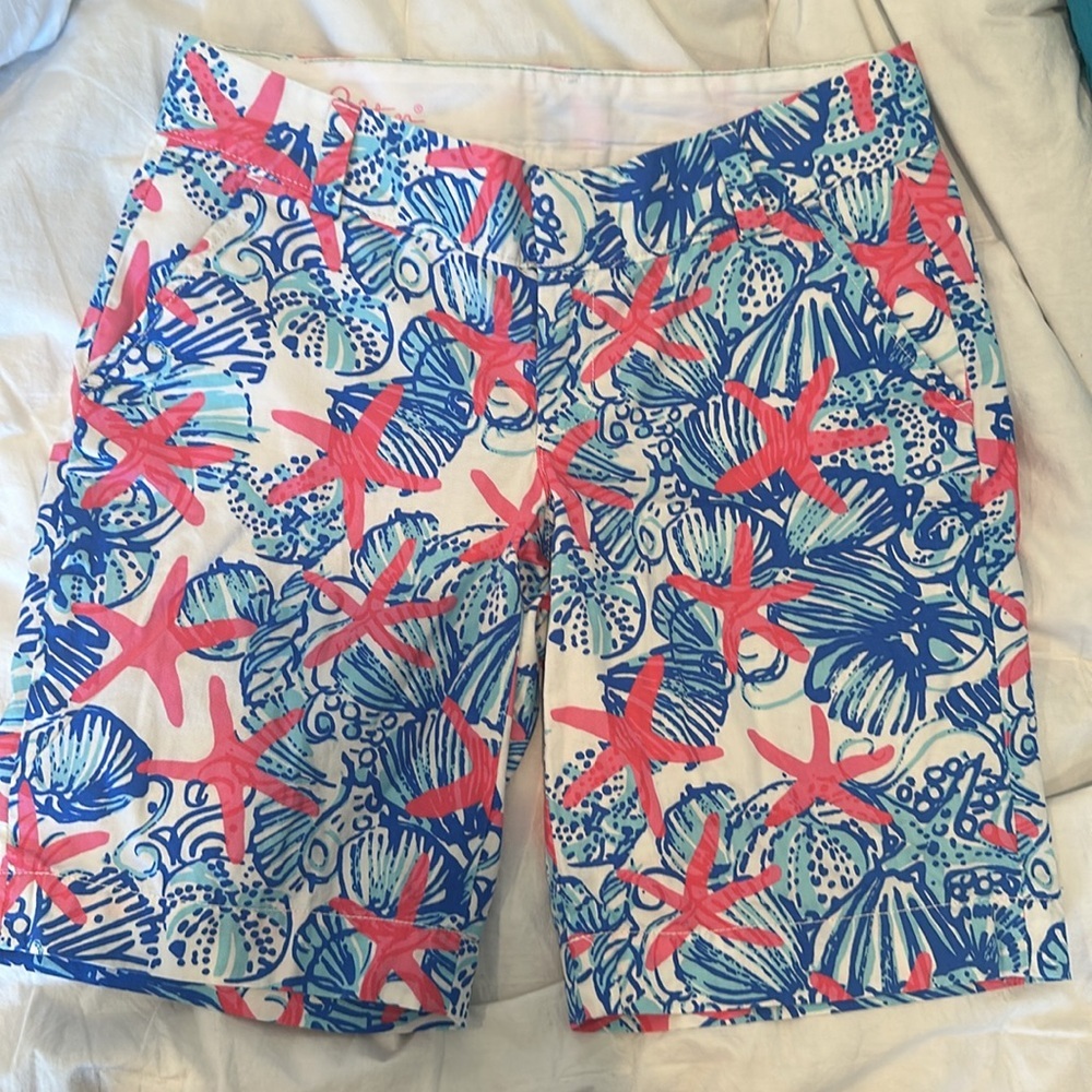 Lilly Pulitzer Starfish Chipper Bermuda Short SZ 4
